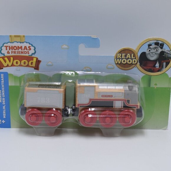 MERLIN The INVISIBLE 783 - Thomas & Friends Wooden Railway Wood Exposed Retired - Picture 2 of 14